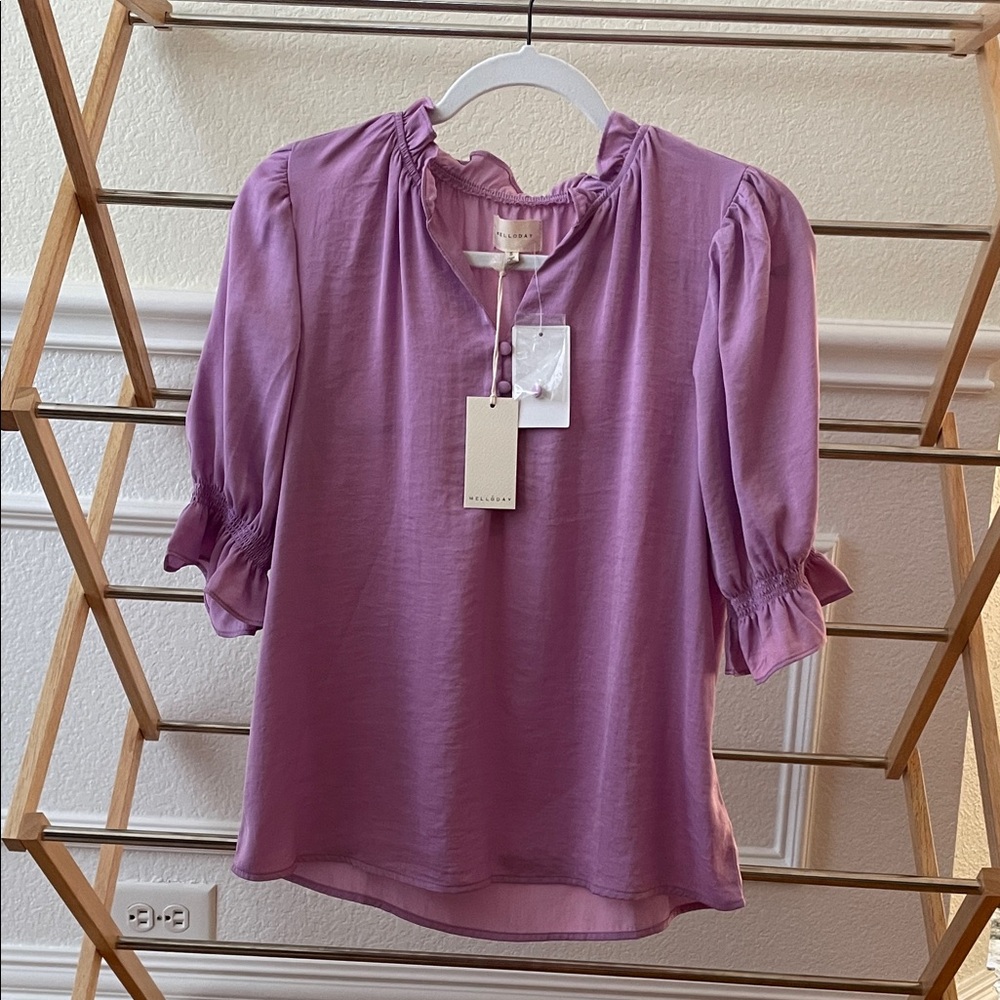 Lavender Blouse